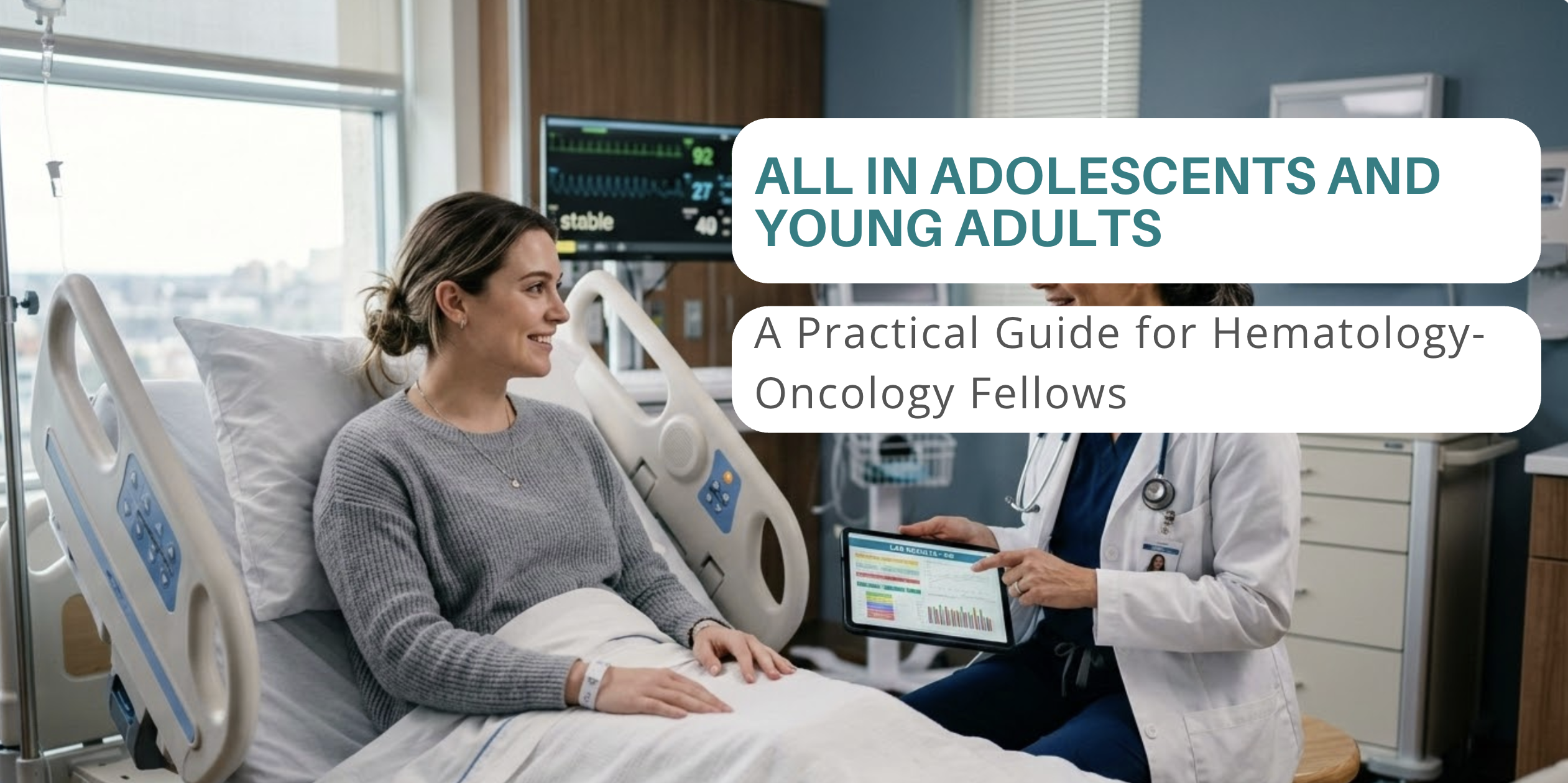 Featured image for MeducationAI blog article: ALL in Adolescents and Young Adults — What the New ASH 2026 Guidelines Mean for Your Practice