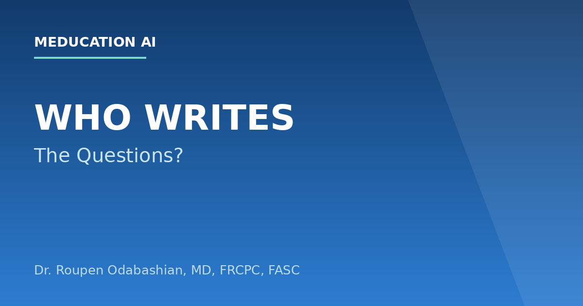 Featured image for MeducationAI blog article: Are MeDucation AI's Questions Written by AI? How the Hematology-Oncology Question Bank Is Actually Made
