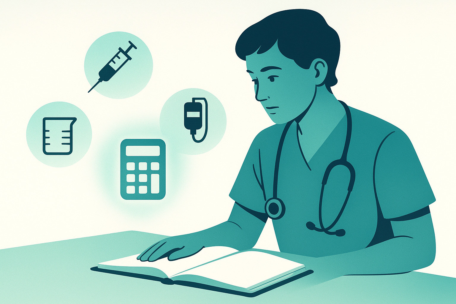 Featured image for MeducationAI blog article: Can AI Help With Nursing Dosage Calculations? What Actually Works