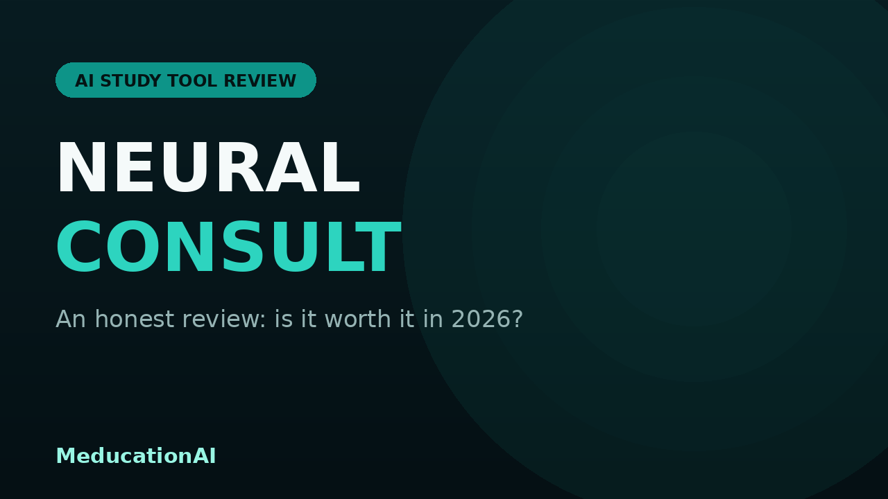 Featured image for MeducationAI blog article: Neural Consult Review: Is It Worth It in 2026?