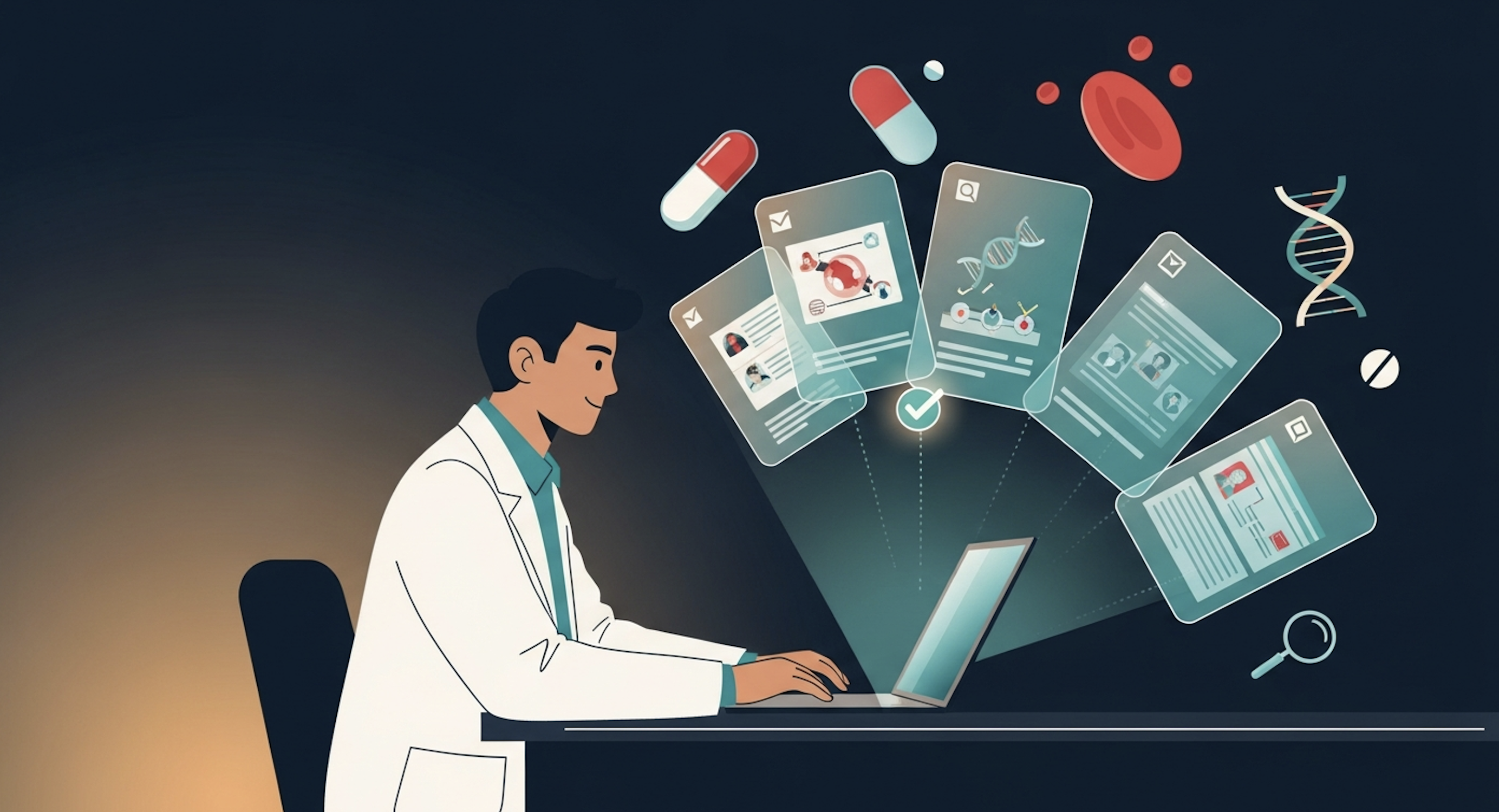 Blog post thumbnail: Oncology Board Review Question Banks Compared — A Practicing Oncologist’s Guide — MeducationAI oncology education