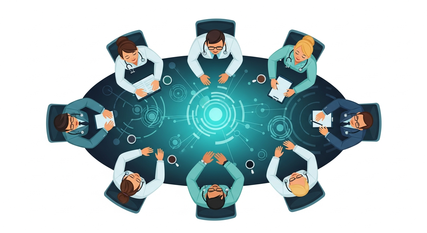 Featured image for MeducationAI blog article: Creating an AI Policy for Your Medical Education Program: A Practical Template