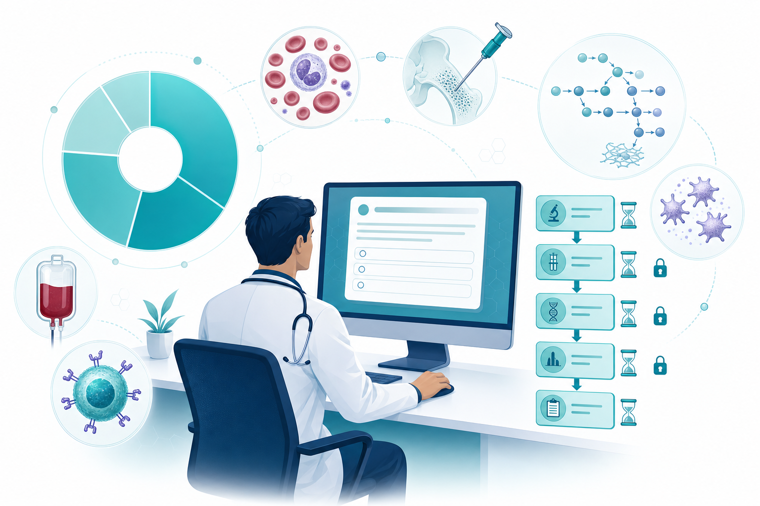 Featured image for MeducationAI blog article: ABIM Hematology Board Exam 2026: Blueprint, Format, and Which Resources Are Actually Worth It