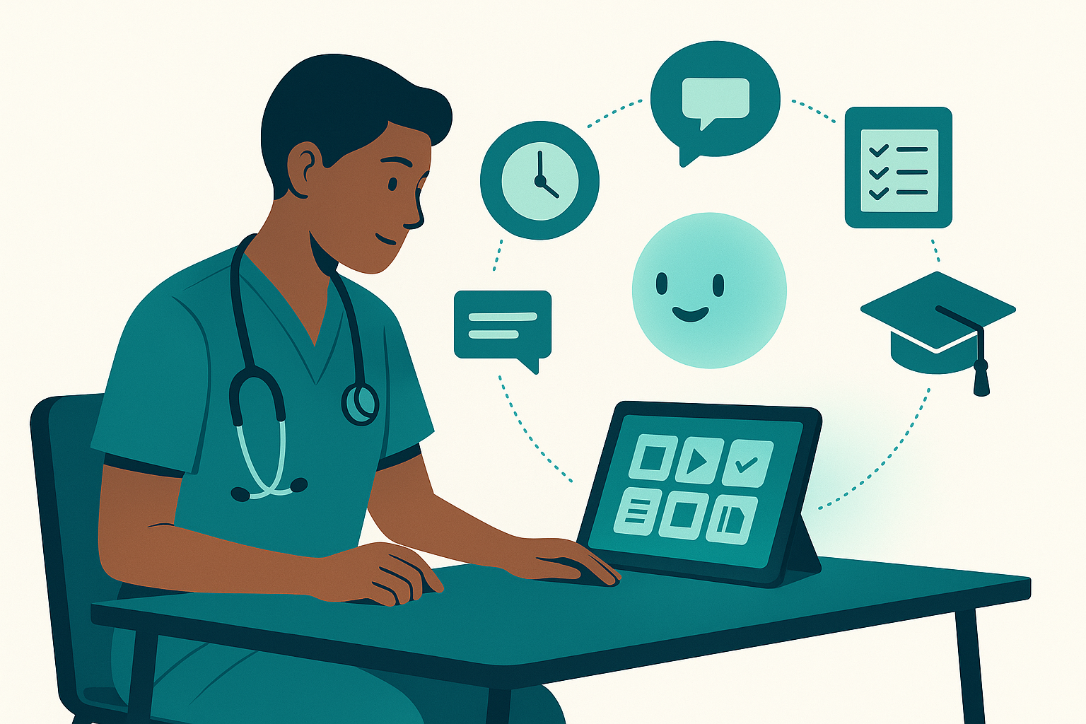Featured image for MeducationAI blog article: Best AI Study Tools for Nursing Students in 2026